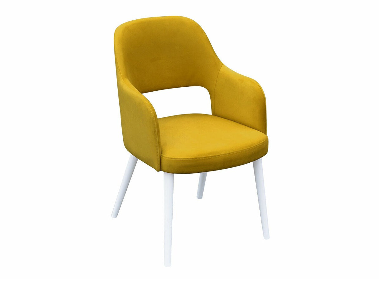 Szék K85 (JK85 R), Kárpit: Magic Velvet 2234, Fa színe: Fehér