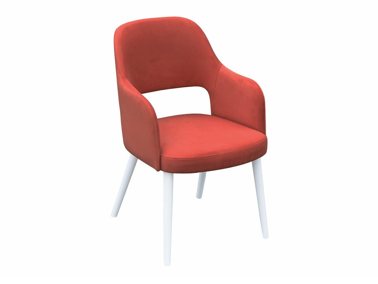 Szék K85 (JK85 R), Kárpit: Magic Velvet 2232, Fa színe: Fehér