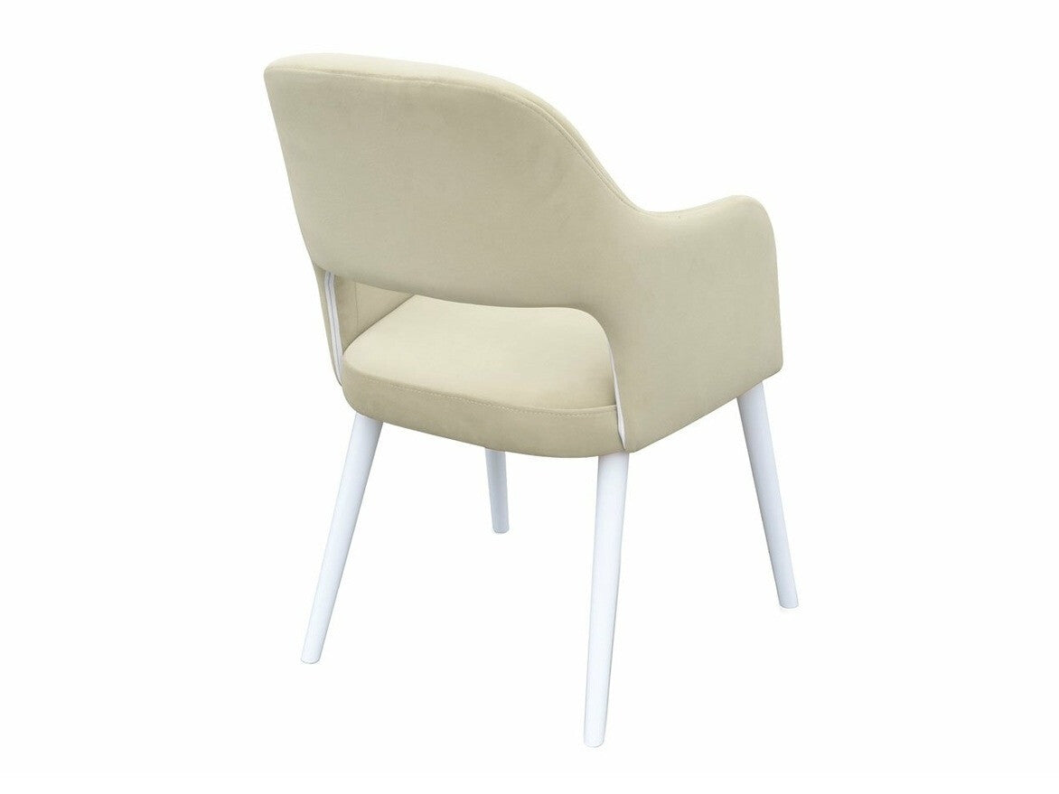 Szék K85 (JK85 R), Kárpit: Magic Velvet 2201, Fa színe: Fehér