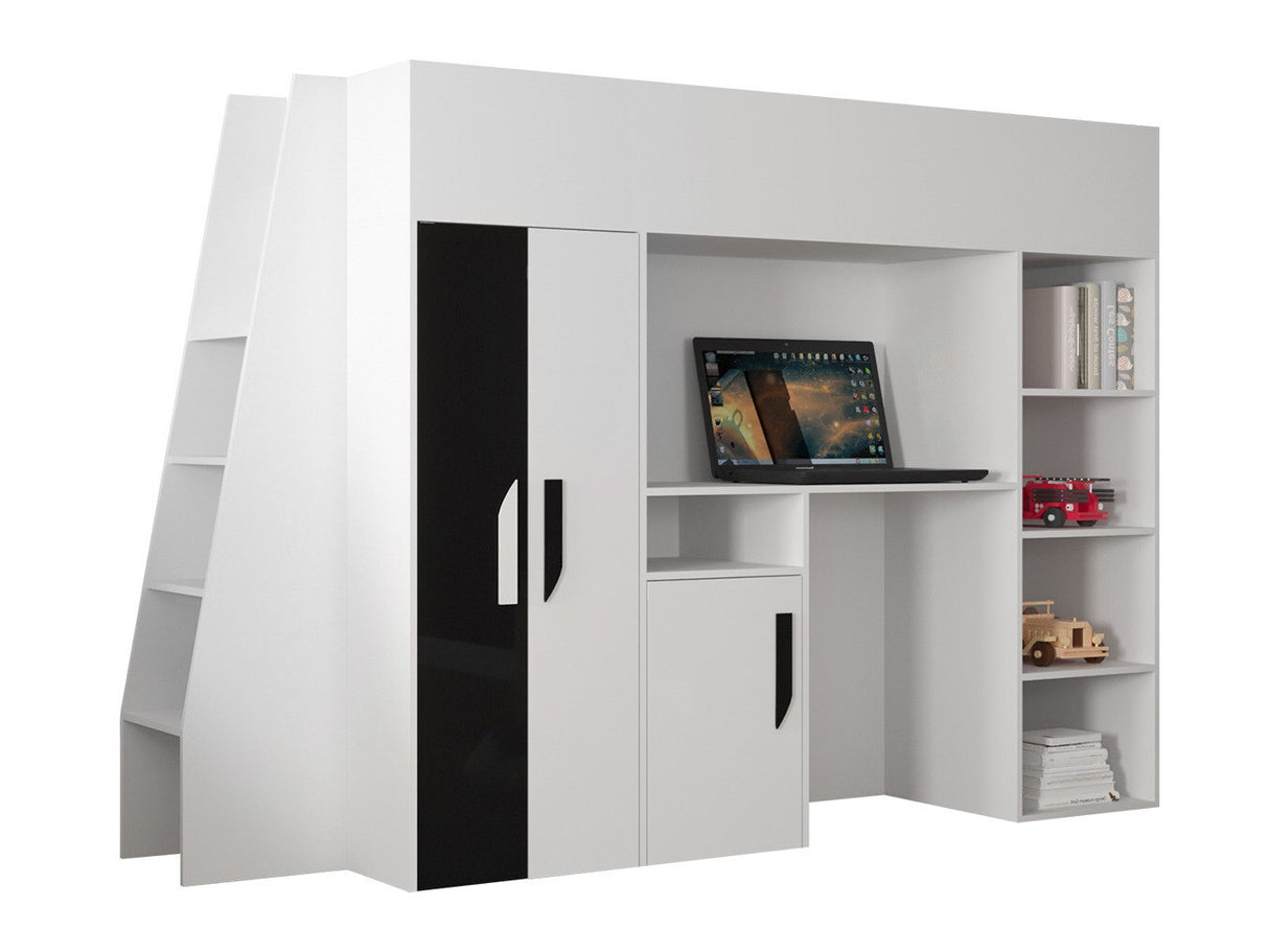 Galériaágy PARTY 15 (Pen 15), Szín: Fehér + Fényes fekete + Fényes fehér