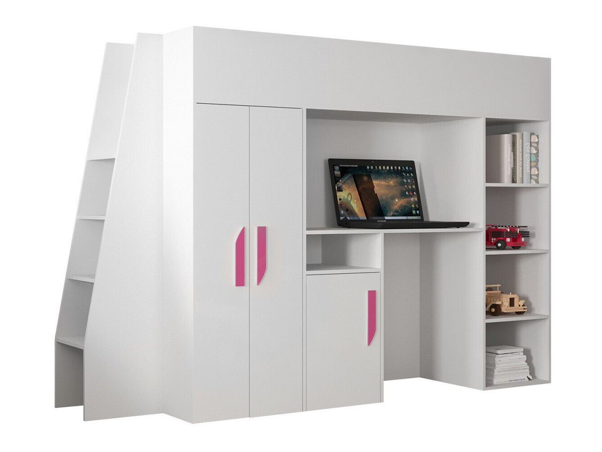 Galériaágy PARTY 15 (Pen 15), Szín: Fehér + Fényes fehér + Rózsaszín