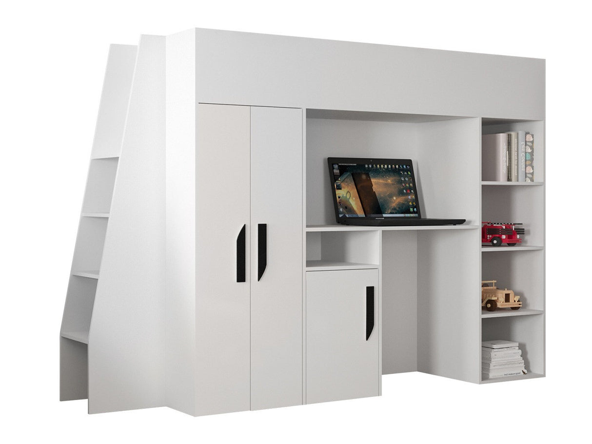 Galériaágy PARTY 15 (Pen 15), Szín: Fehér + Fényes fehér + Fekete