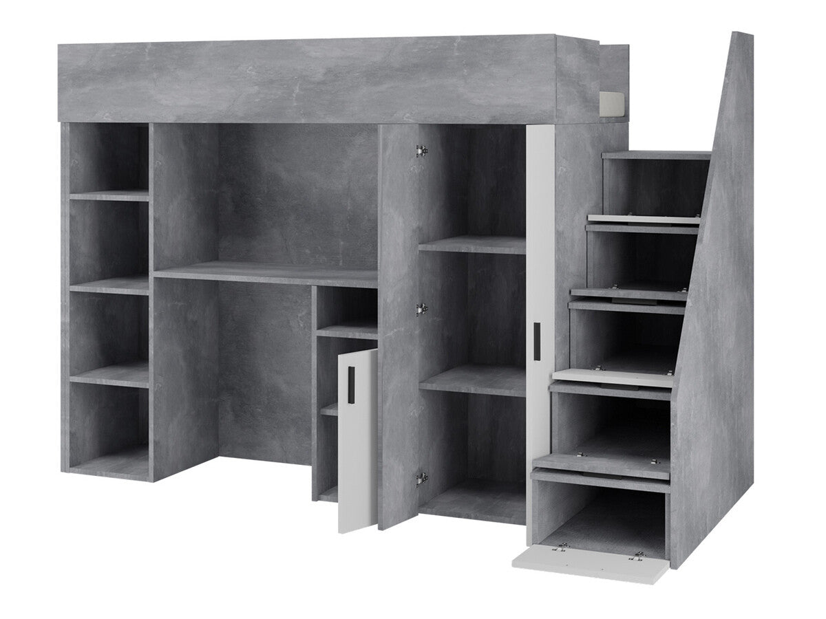 Galériaágy KONKRET 14, Szín: Beton + Wotan tölgy