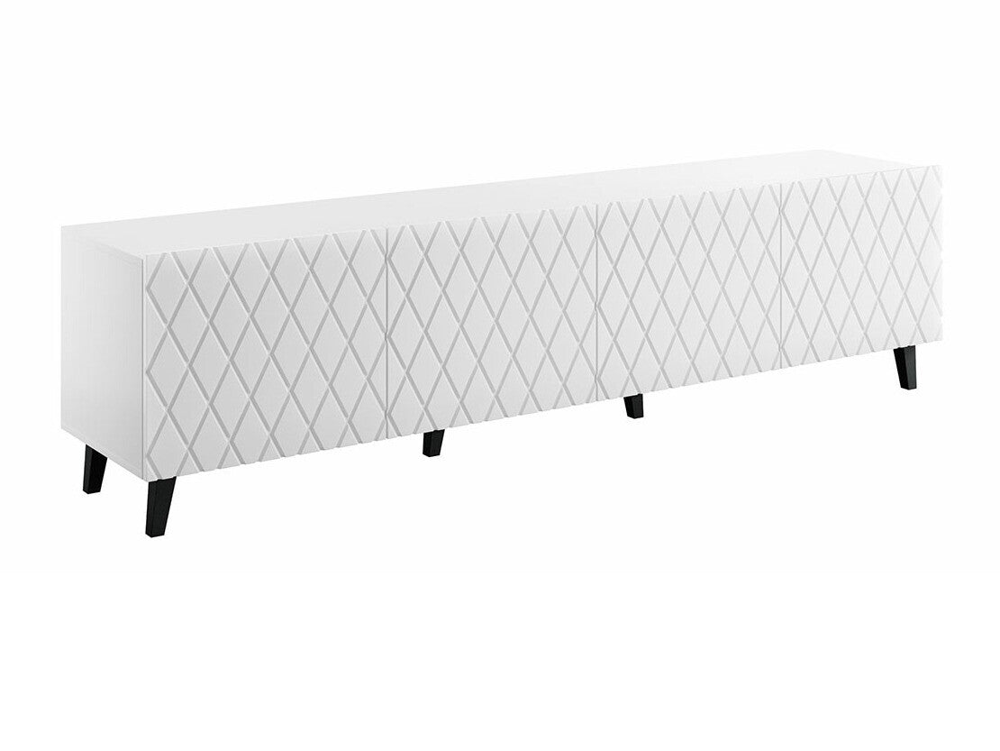 TV-állvány Szafka RTv ASTI CA Biały (Deziko), Szín: Fehér