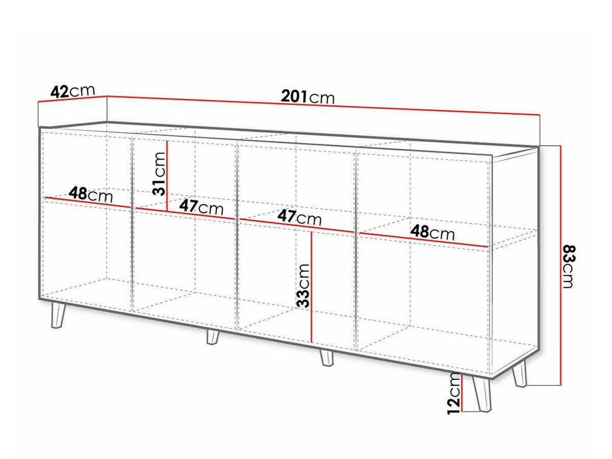 Szekrény Etna (Itrulto), Szín: Fekete
