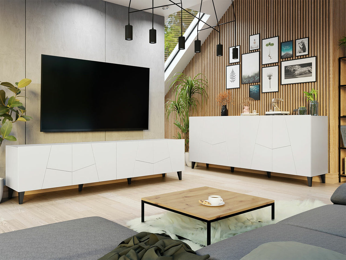 Nappali szett Etna (Itrulto I), Szín: Fehér + Fekete