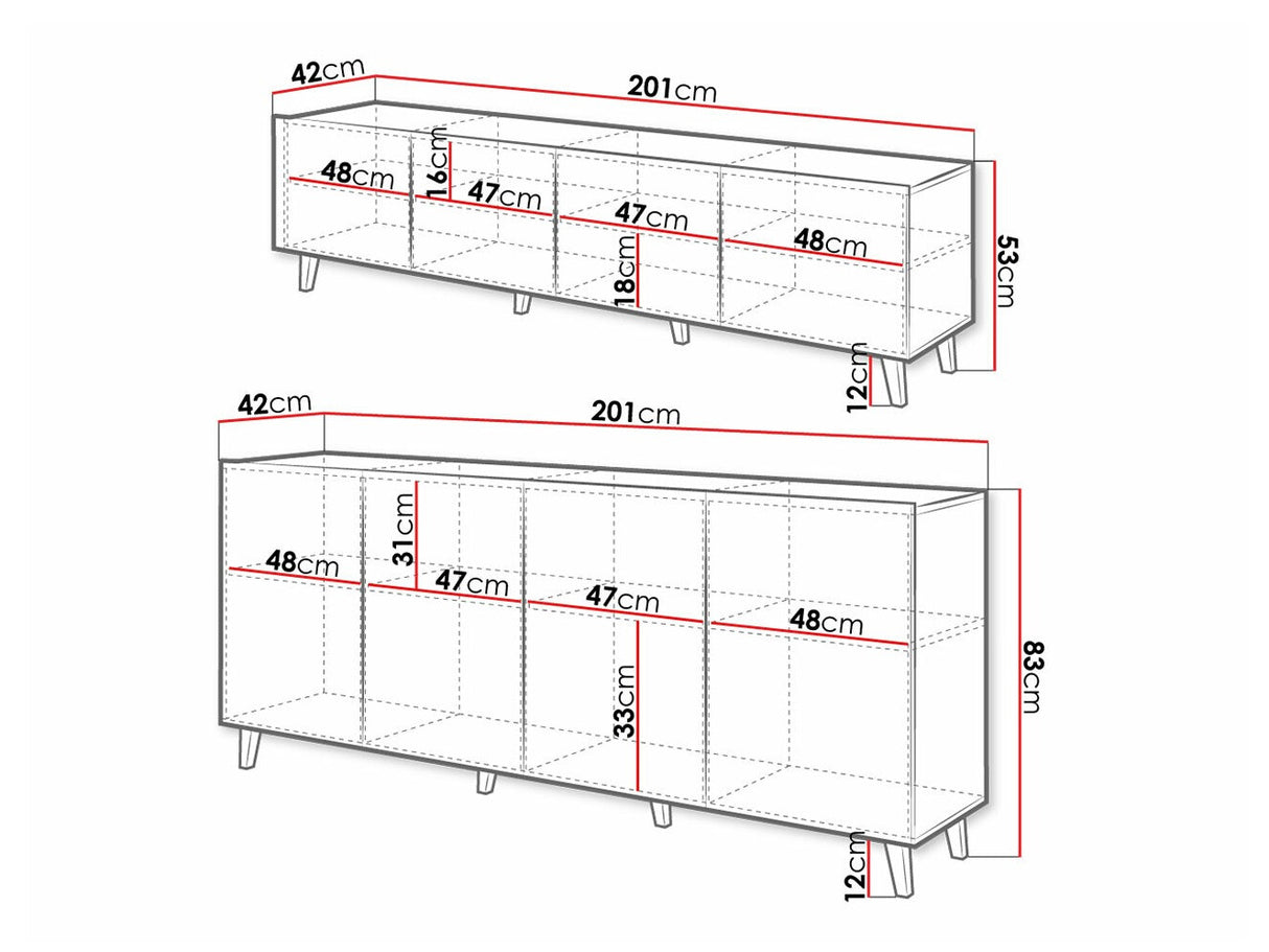 Nappali szett Etna (Itrulto I), Szín: Fehér + Fekete