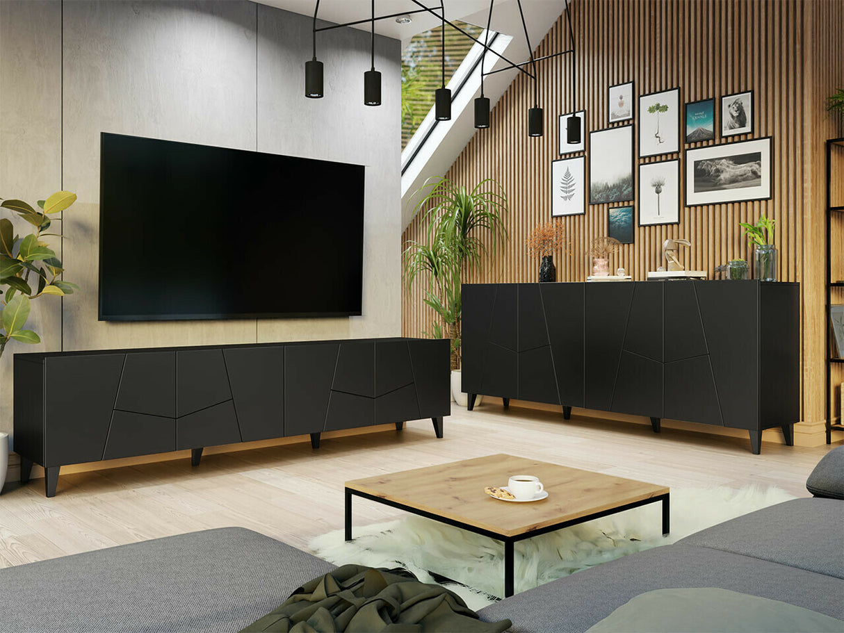 Nappali szett Etna (Itrulto I), Szín: Fekete