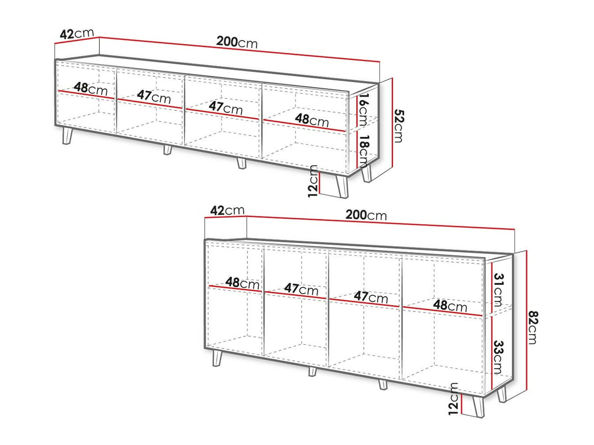 Nappali szett Meble ASTI I (Deziko) , Szín: Fekete