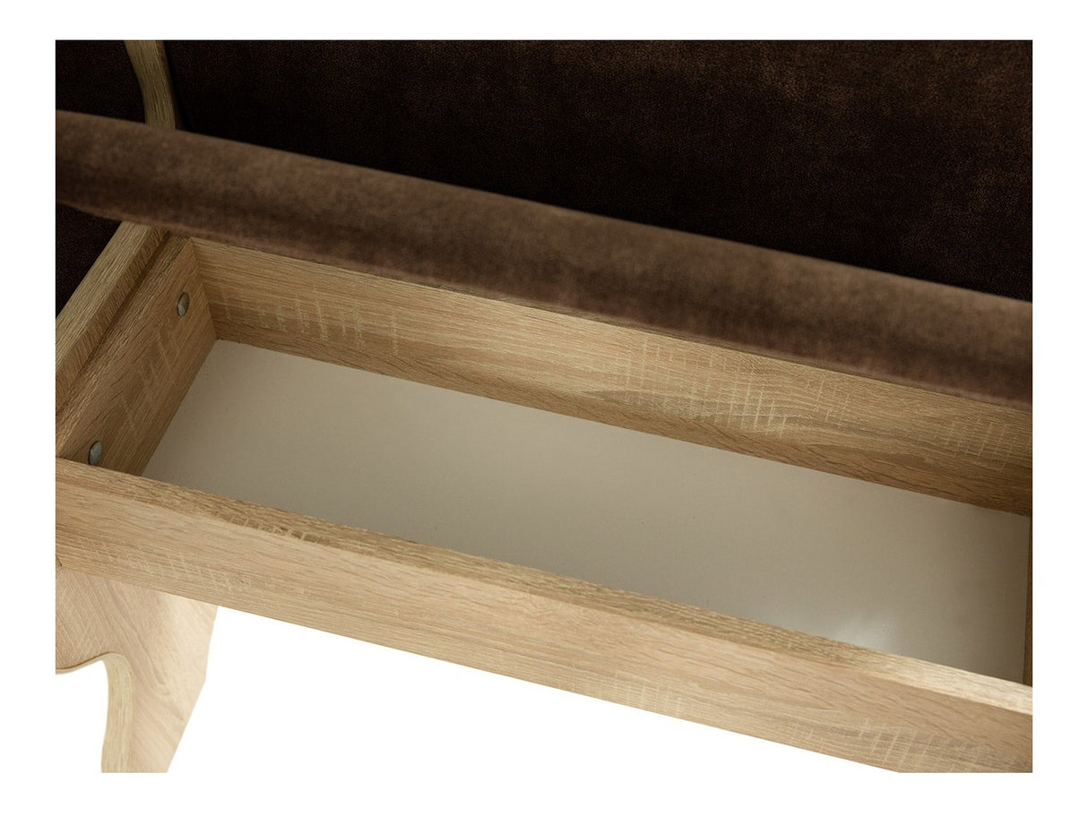 Sarok étkező garnitúra Thomas (Samot), Szín: Kézműves aranytölgy + Hugo 100