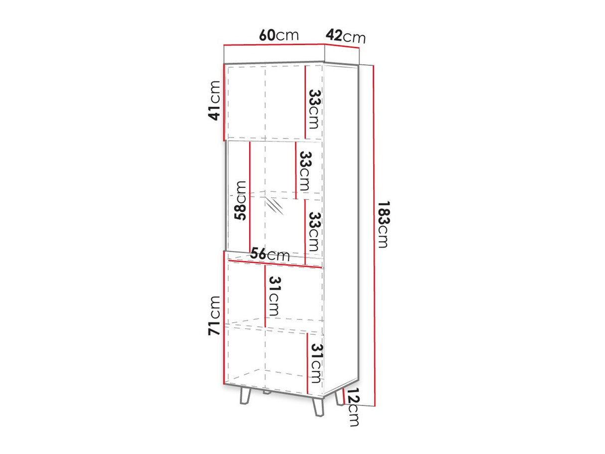 Könyvespolc VAMOS III (Tilderi), Szín: Wotan tölgy