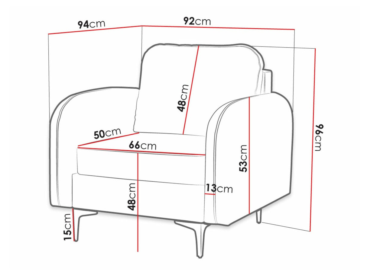 Fotel Venice UM (Navendu), Szín: Manila 19