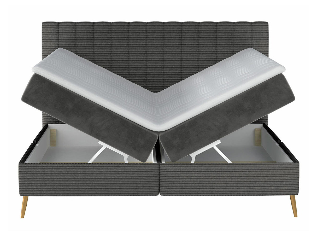 Kontinentális ágy Cindy (Tosseri), Szín: Poso 100 + Paros 01, Alvó felület mérete: 180 x 200 cm