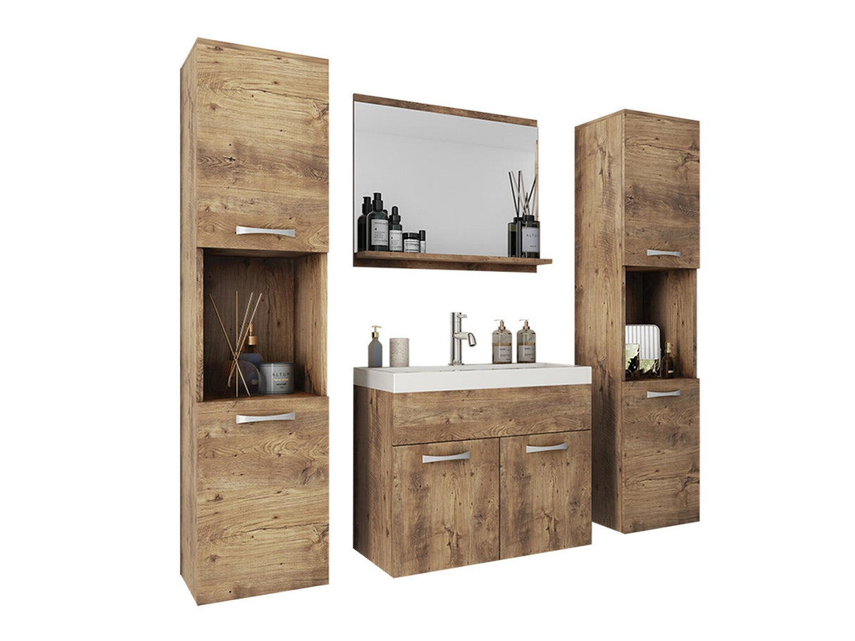 Fürdőszoba garnitúra Montreal XL (Floryna XL), Szín: Dió