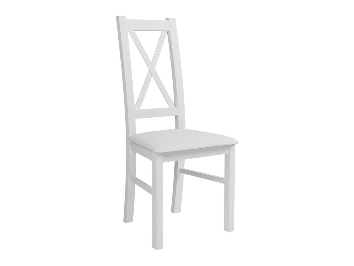 Szék K22 (JK22), Fa színe: Fehér, Kárpit: Öko bőr Soft 017