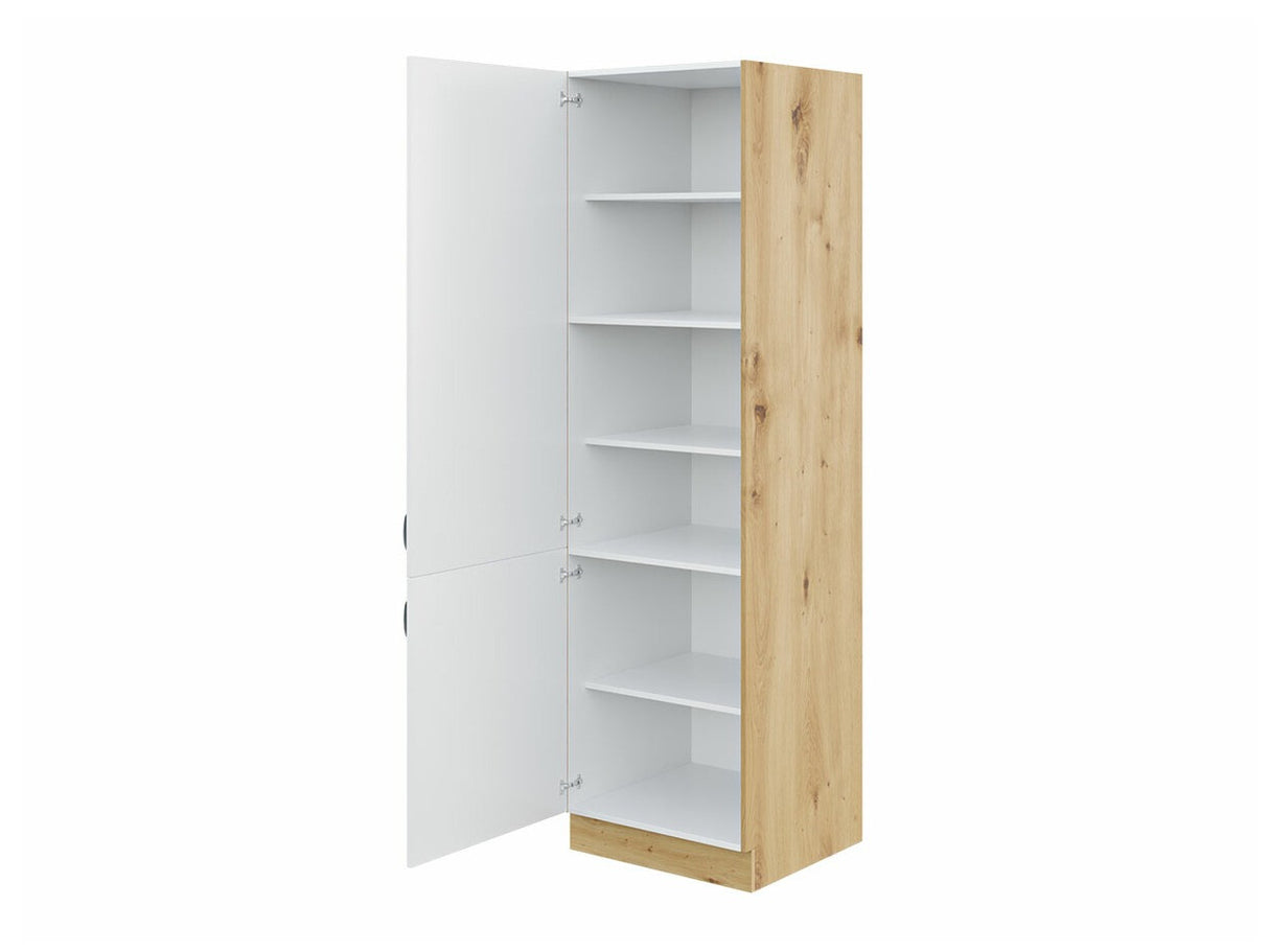 Moduláris szekrény ajtókkal 60 DK-210 2F RETROLINE (Artisan tölgy + Grafit)