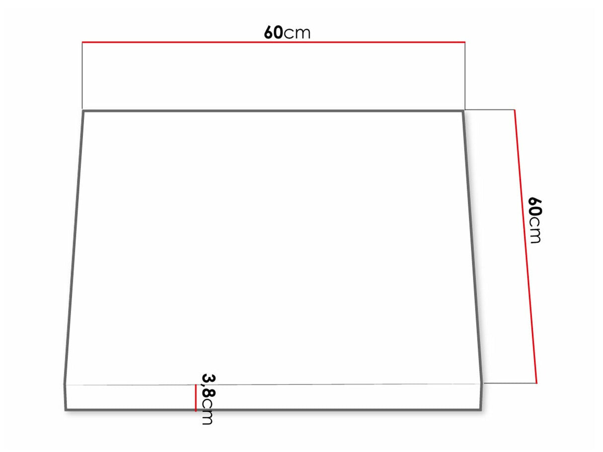 Munkalap Retroline, Asztallap alakja: Egyszerű, Munkalap hossza: 600 mm