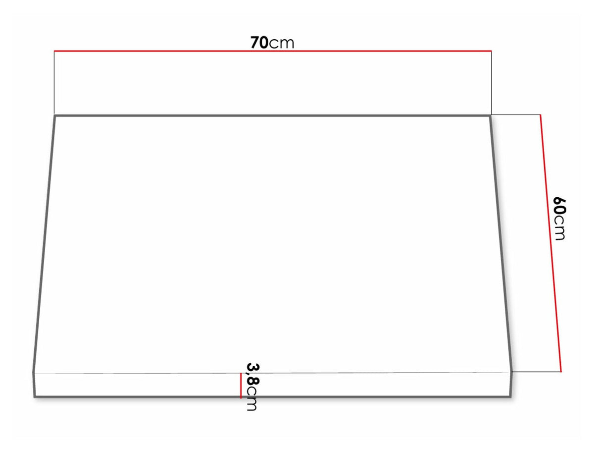 Munkalap Retroline, Asztallap alakja: Egyszerű, Munkalap hossza: 700 mm