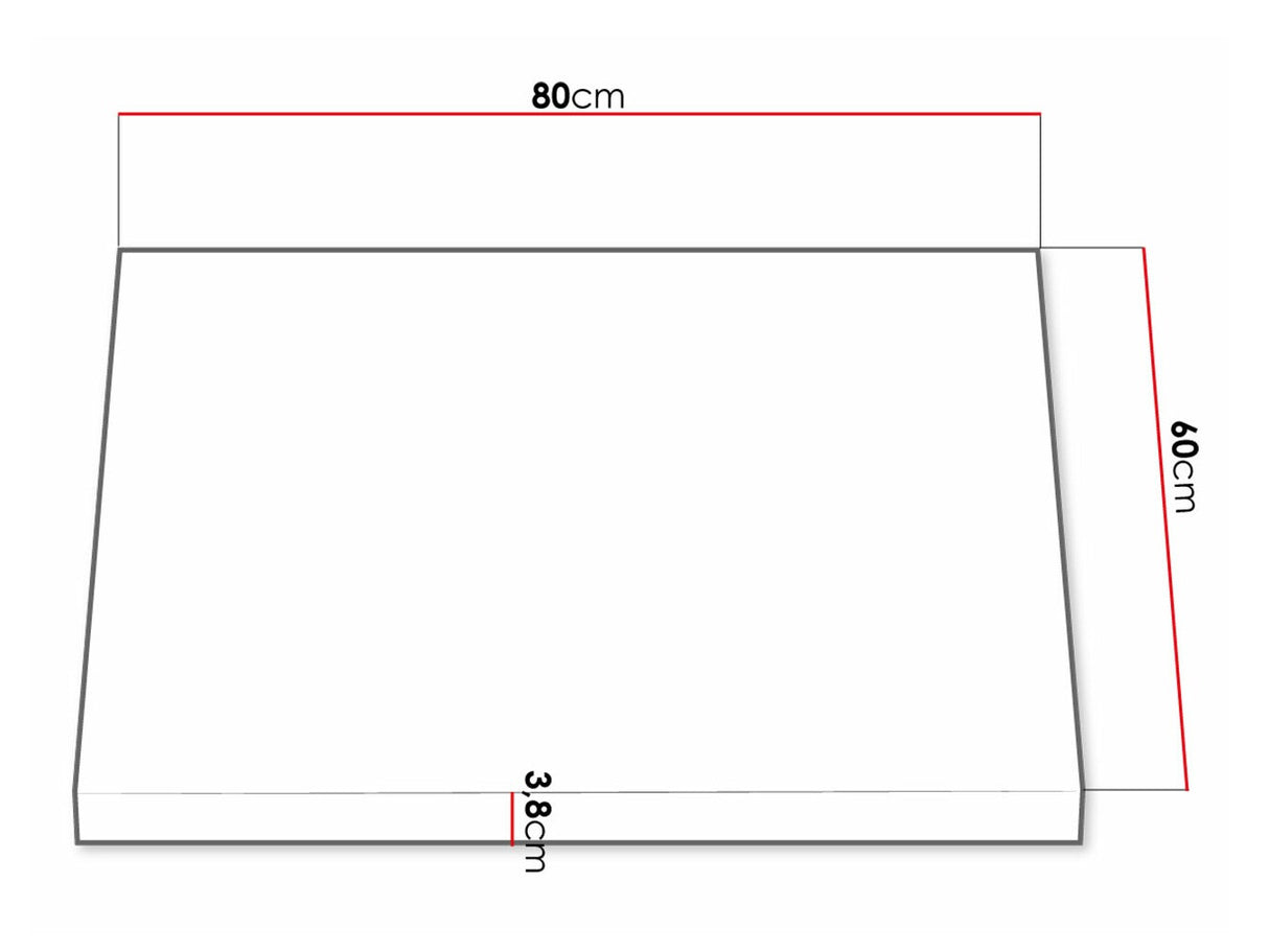 Munkalap Retroline, Asztallap alakja: Egyszerű, Munkalap hossza: 800 mm