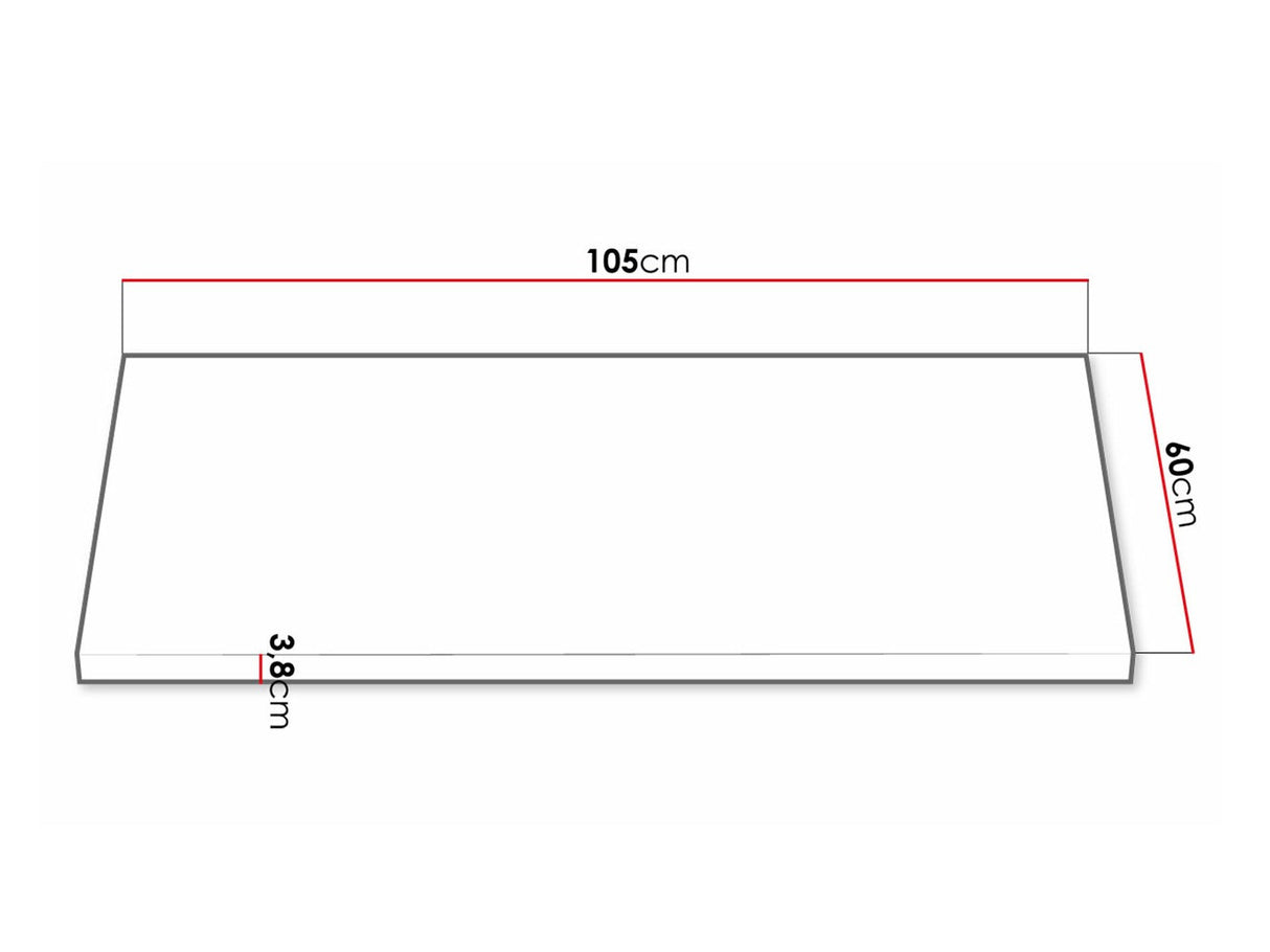 Munkalap Retroline, Asztallap alakja: Egyszerű, Munkalap hossza: 1050 mm