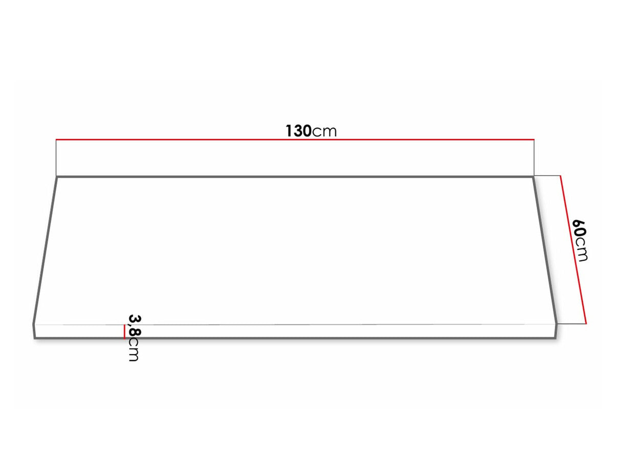 Munkalap Retroline, Asztallap alakja: Egyszerű, Munkalap hossza: 1300 mm