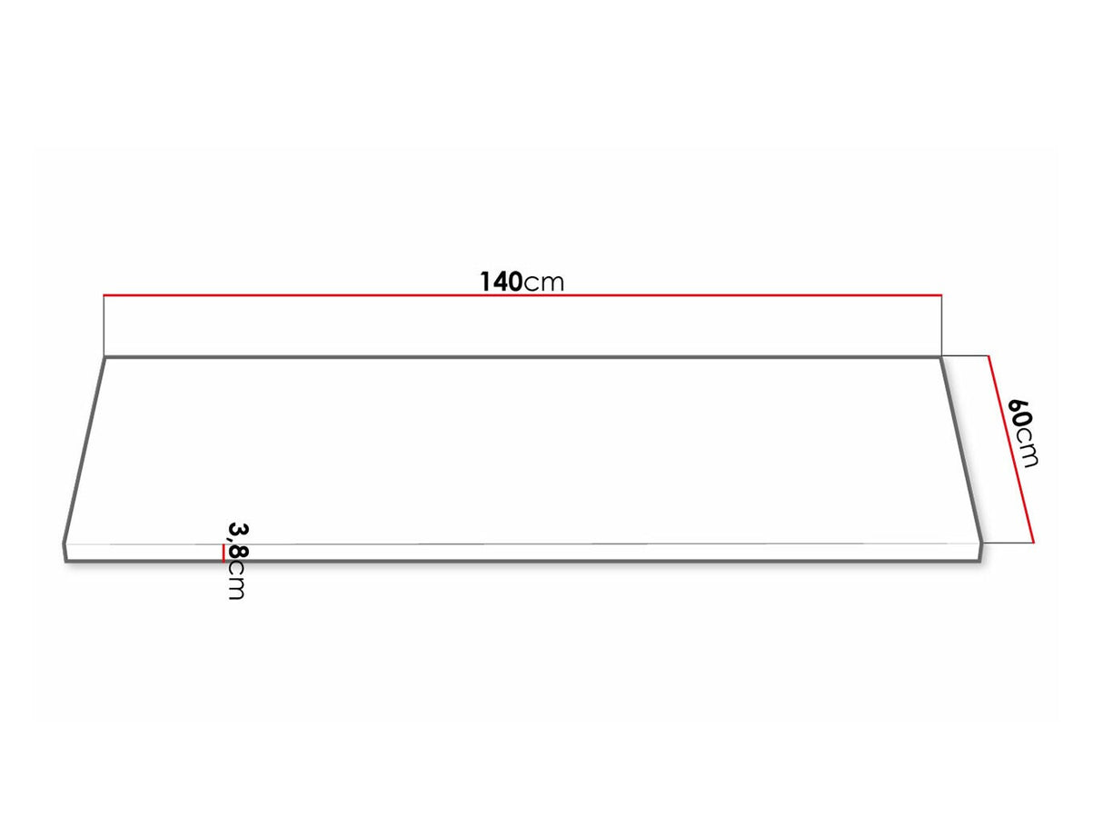 Munkalap Retroline, Asztallap alakja: Egyszerű, Munkalap hossza: 1400 mm