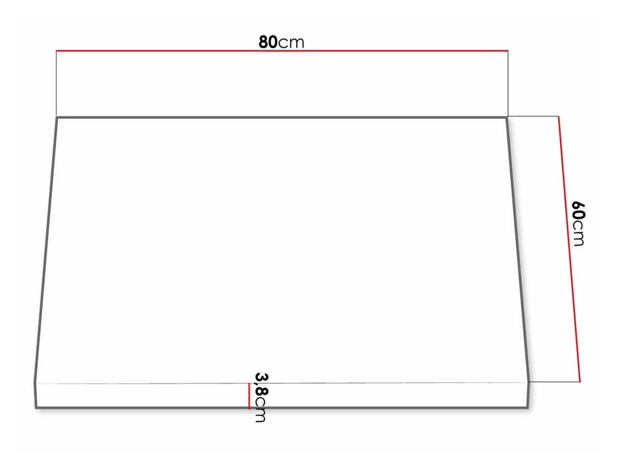 Munkalap Retroline, Asztallap alakja: Balos, Munkalap hossza: 800 mm