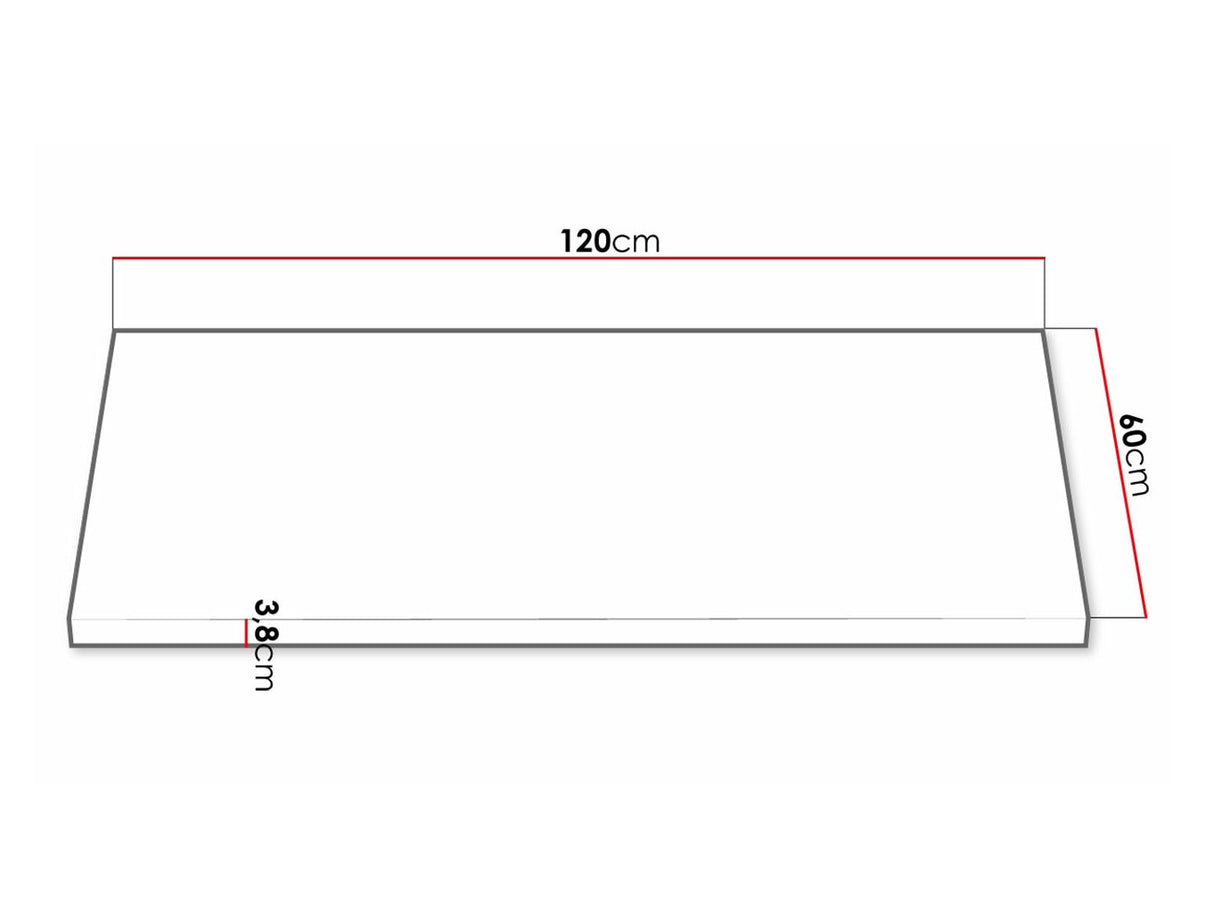 Munkalap Retroline, Asztallap alakja: Balos, Munkalap hossza: 1200 mm