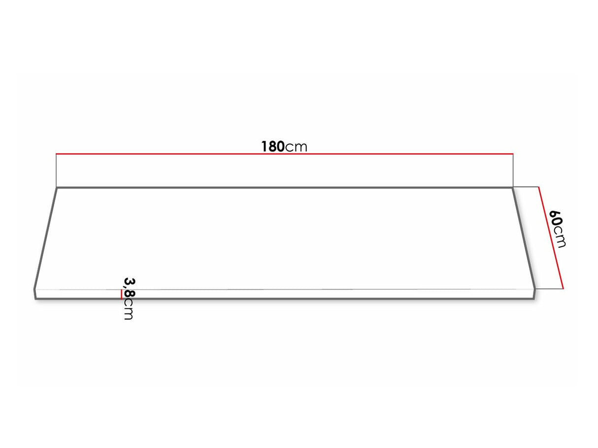 Munkalap Retroline, Asztallap alakja: Balos, Munkalap hossza: 1800 mm