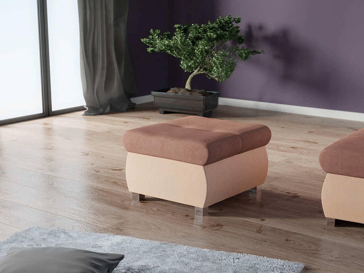 Puff Orkan M (Herkules), Szín: Uttario Velvet 2956 + Uttario Velvet 2955