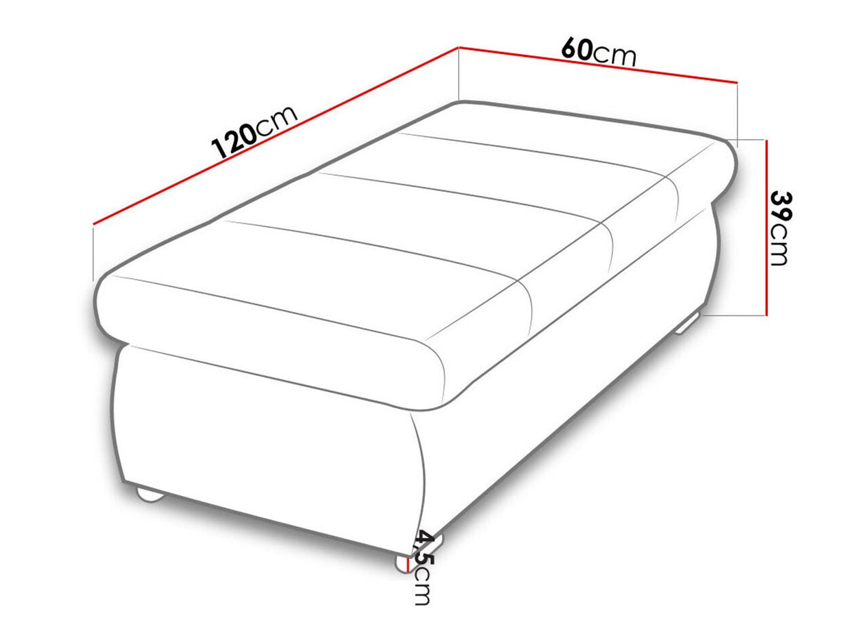 Puha pad Orkan D (Herkules), Szín: Magic Velvet 2201 + Matana 17