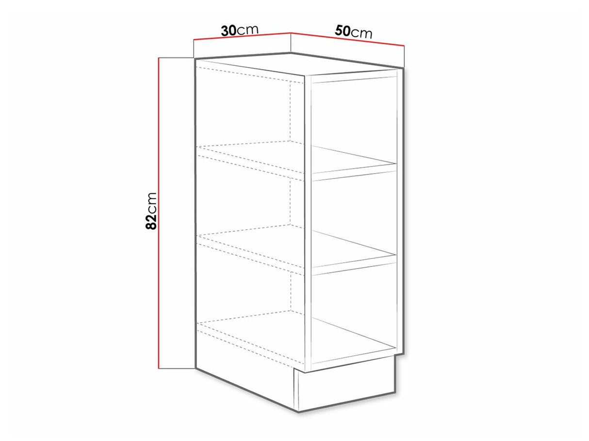 Könyvespolc 30 D OTW BB RETROLINE (Fehér)