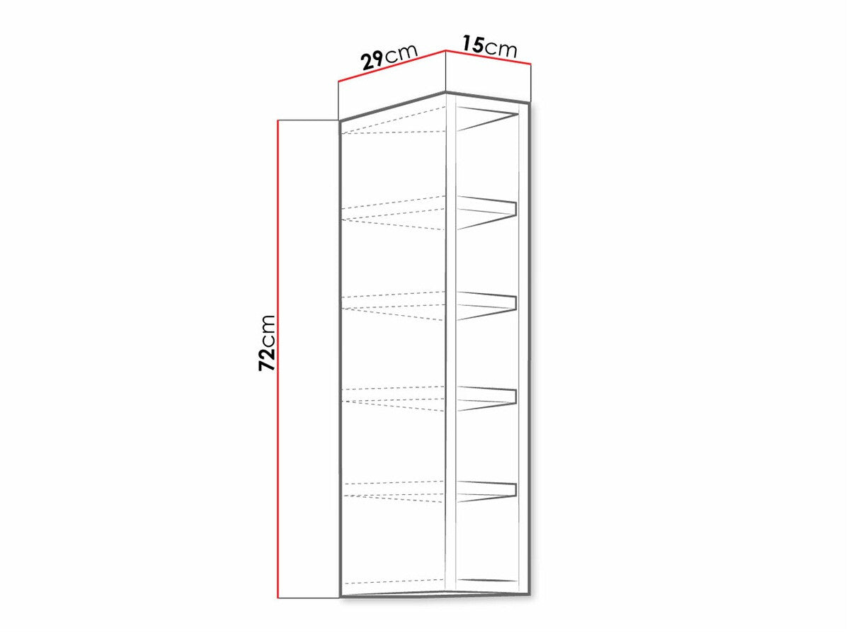 Polc 15 G-72 OTW RETROLINE (Fehér)