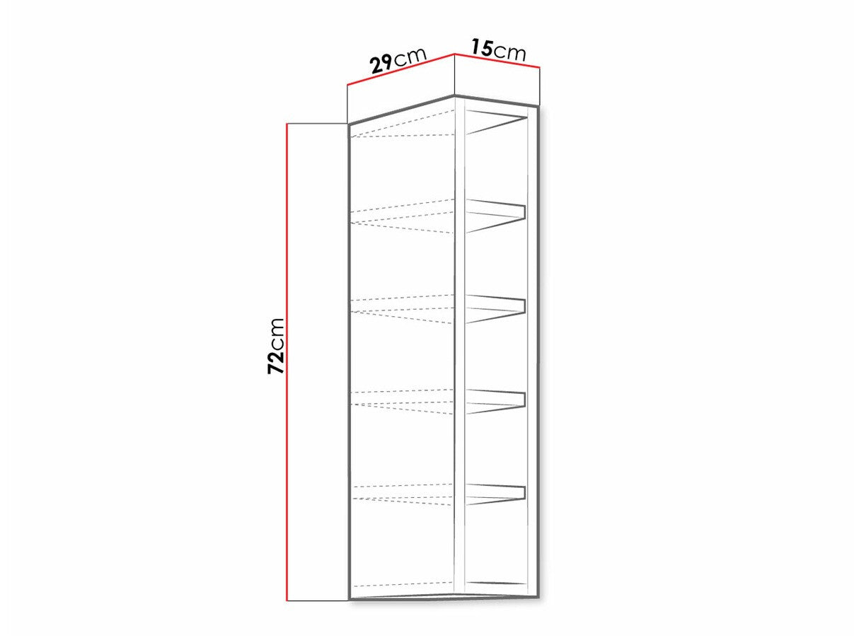 Polc 15 G-72 OTW RETROLINE (Artisan tölgy)