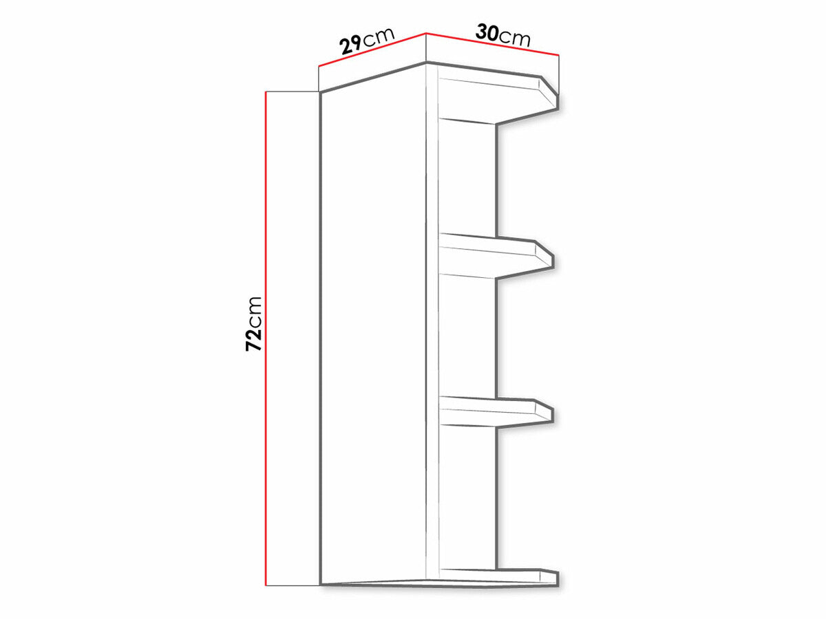 Polc 30 G-72 ZAK RETROLINE (Artisan tölgy)
