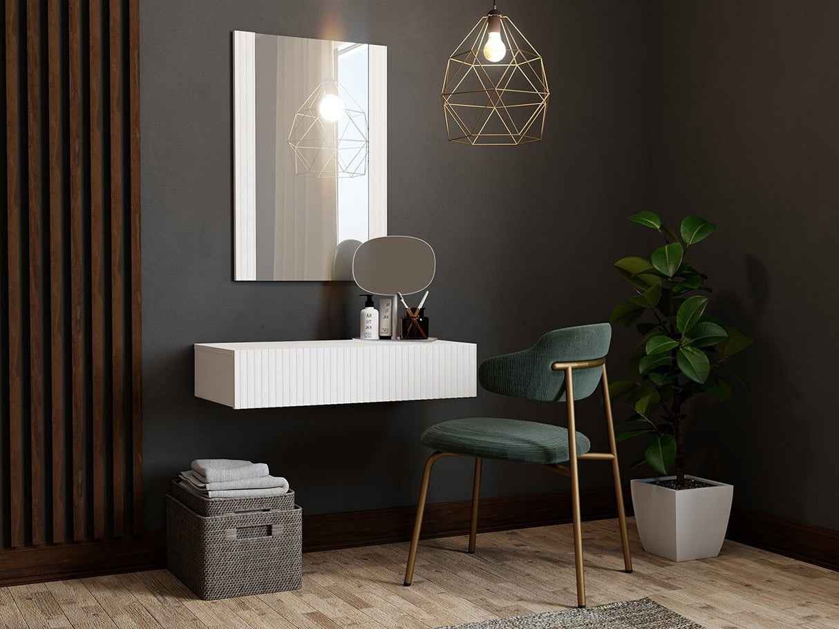 Fésülködő asztal Toaletka PAFOS (Sinenko), Szín: Fehér