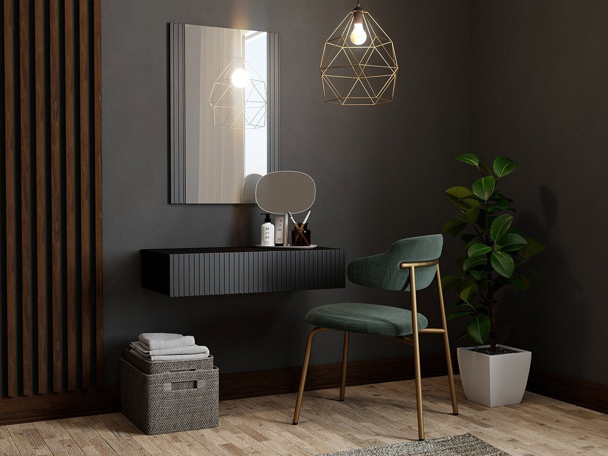 Fésülködő asztal Toaletka PAFOS (Sinenko), Szín: Fekete