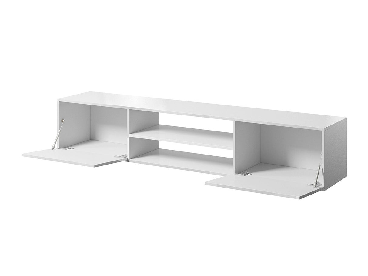 TV-állvány SLIDE 200 K, Szín: Fekete + Fényes fekete