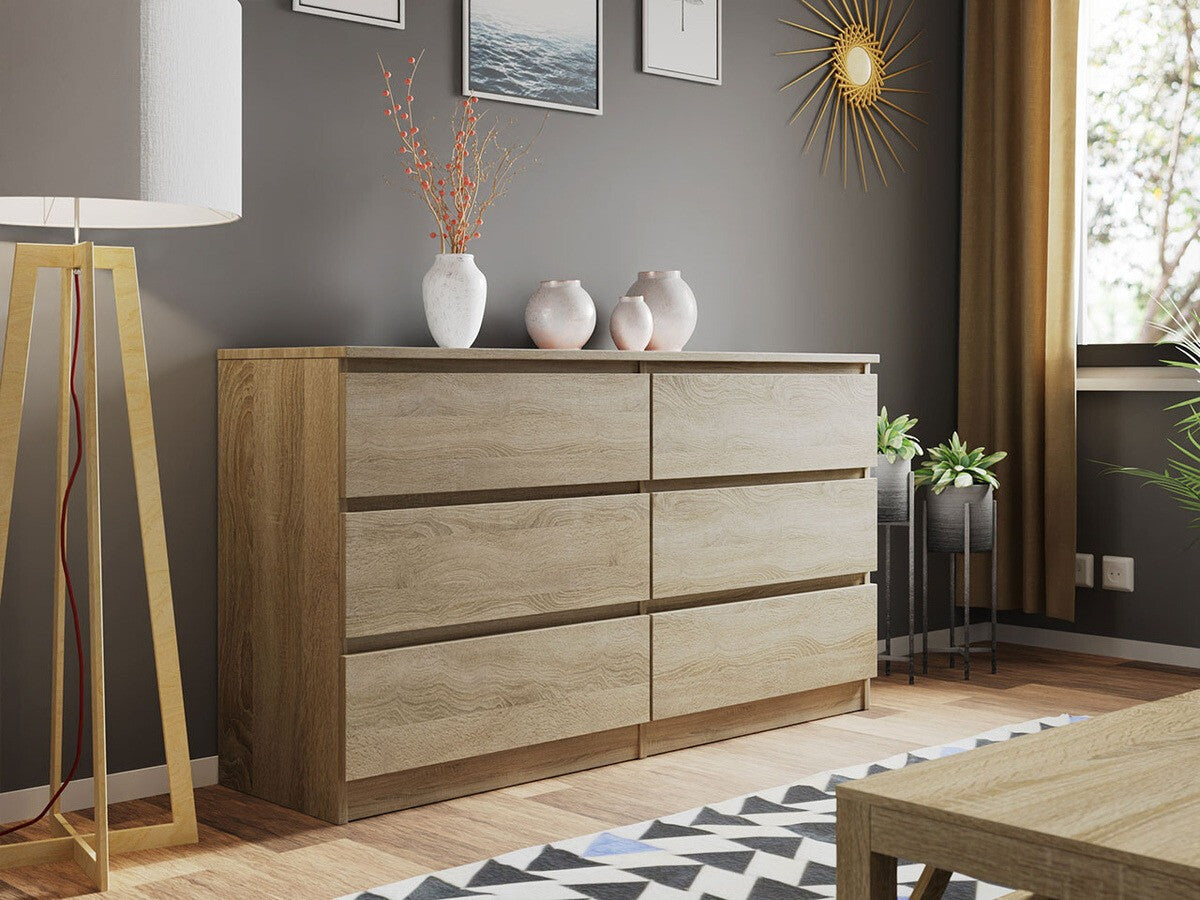 Komód MALWA M6 (Osko OK6), Szín: Sonoma tölgy