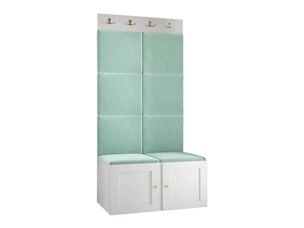 Előszoba garnitúra Orion Ryfel Ramiro IV (Tavasz), Keret színe: Fehér, Puha falpanel színe: Manila 11