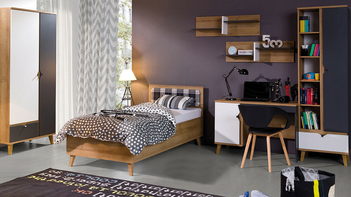 Ágy MEMONE (Temero), Szín: Arany tölgy + lobox 05