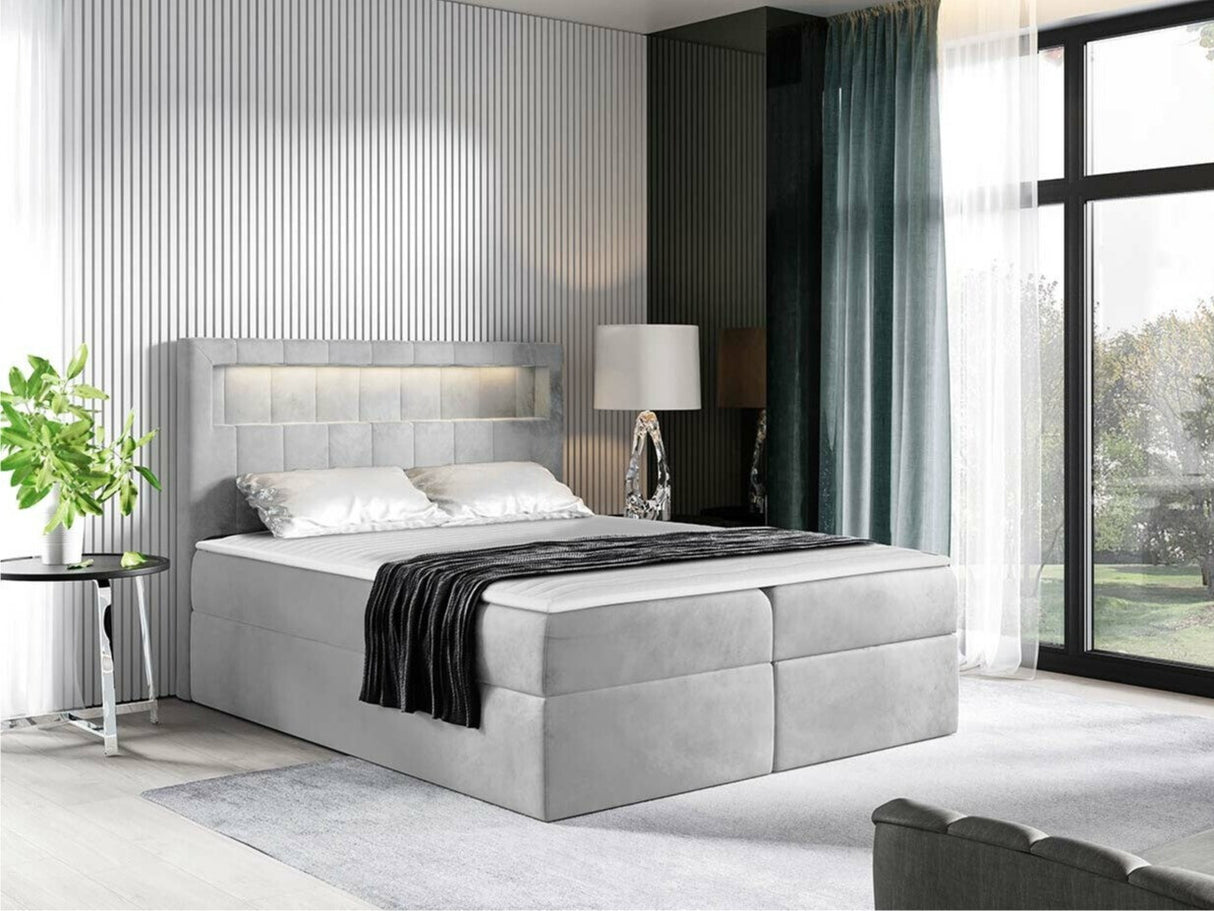 Kontinentális ágy ASPEN (Ruletka), Szín: Magic Velvet 2239, Alvó felület mérete: 120 x 200 cm