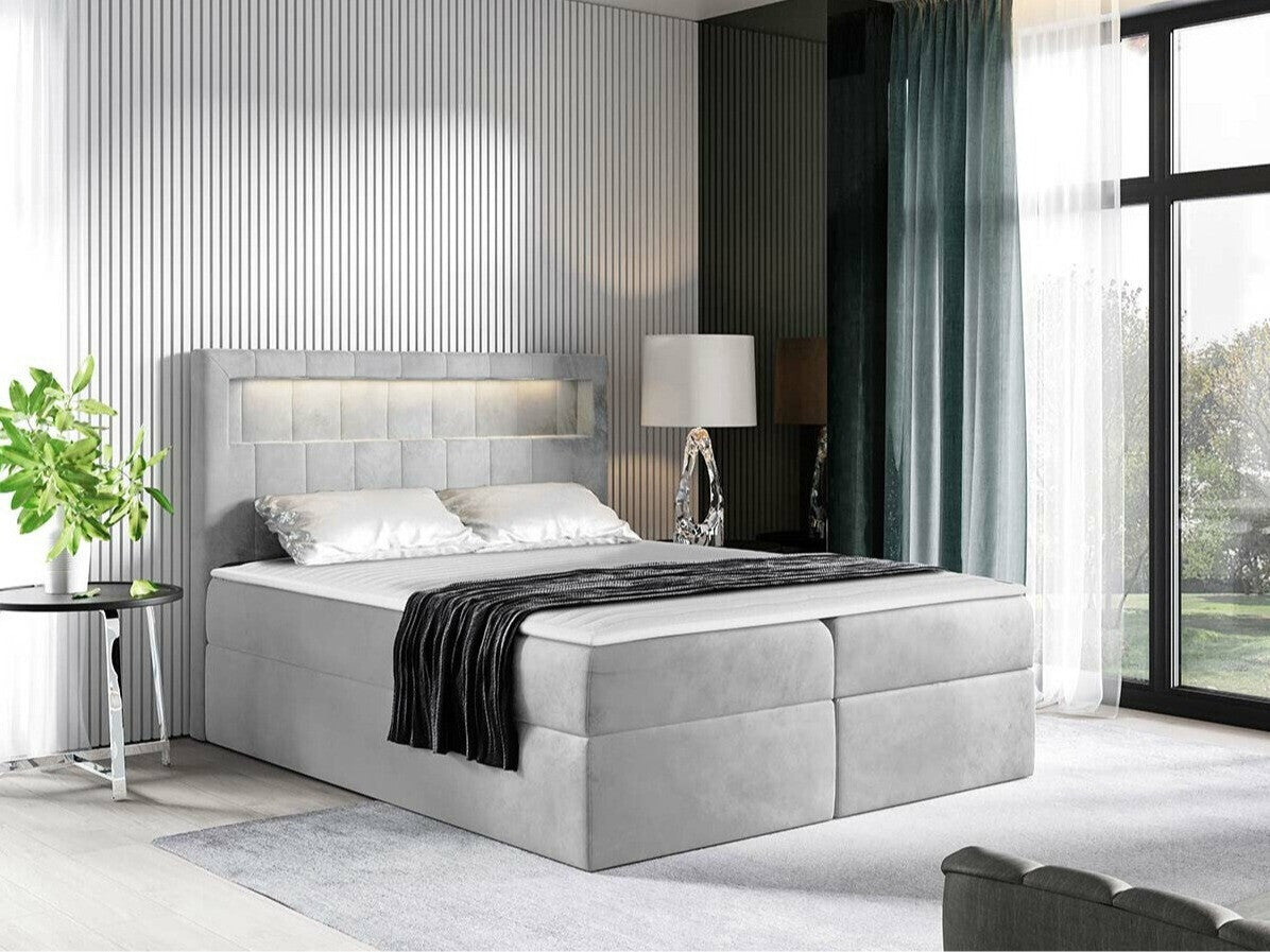 Kontinentális ágy ASPEN (Ruletka), Szín: Magic Velvet 2239, Alvó felület mérete: 140 x 200 cm