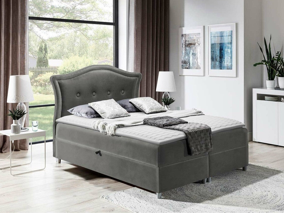 Kontinentális ágy BEDRAN (Masala), Szín: Magic Velvet 2217, Alvó felület mérete: 120 x 200 cm