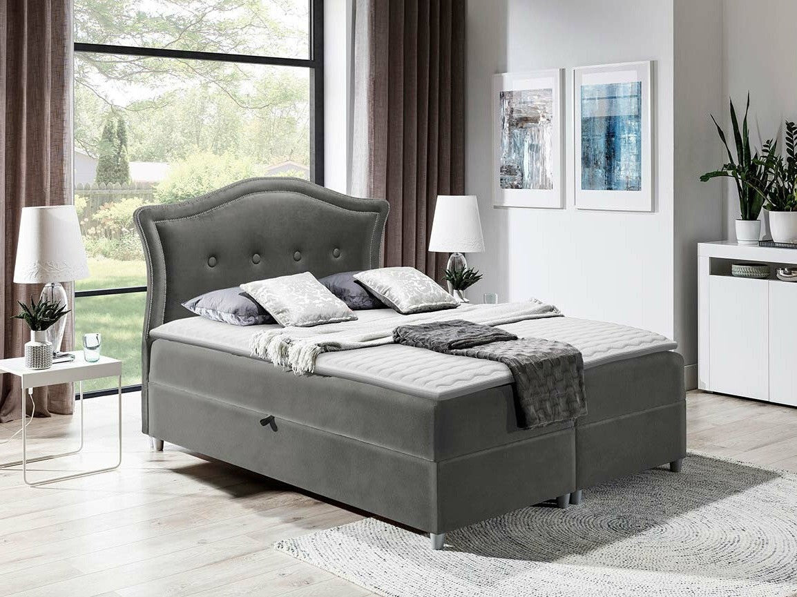 Kontinentális ágy BEDRAN (Masala), Szín: Magic Velvet 2217, Alvó felület mérete: 140 x 200 cm