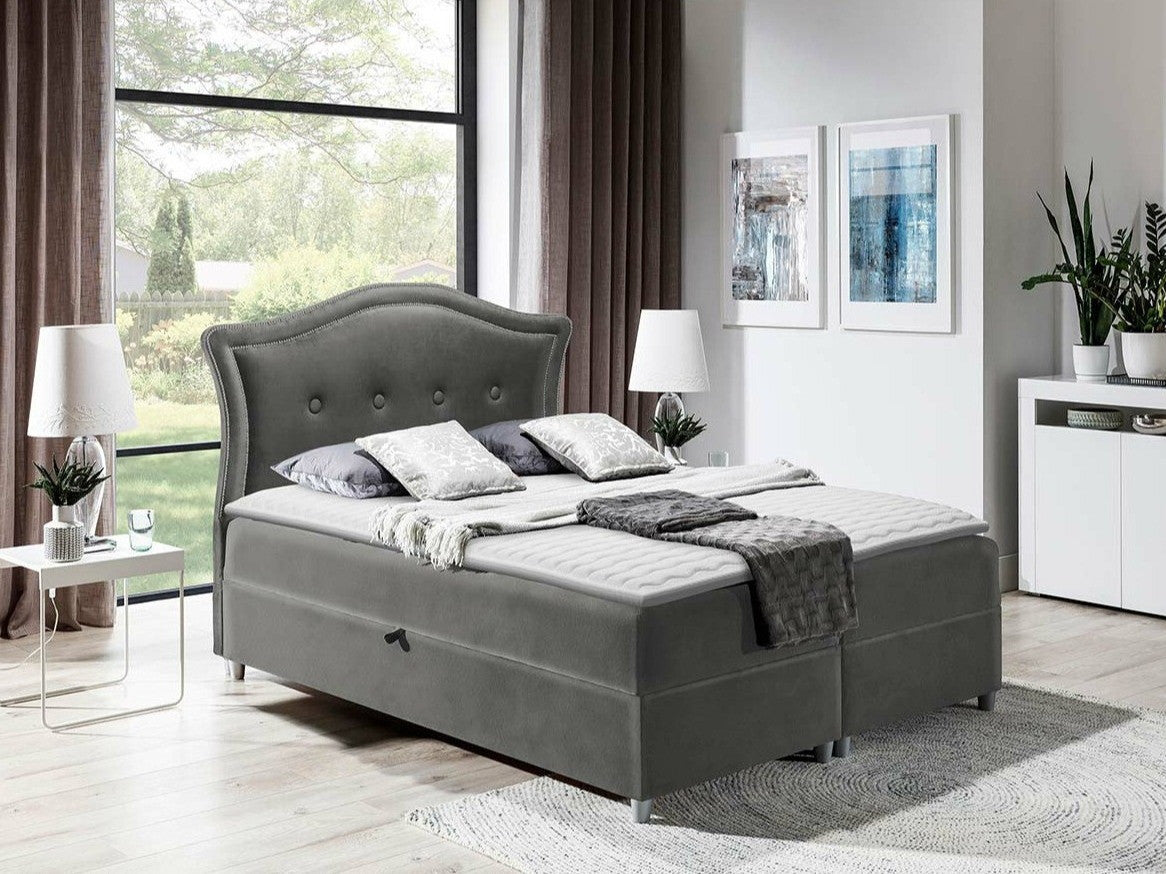 Kontinentális ágy BEDRAN (Masala), Szín: Magic Velvet 2217, Alvó felület mérete: 160 x 200 cm