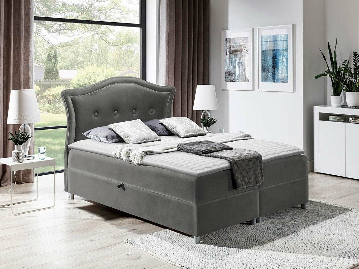 Kontinentális ágy BEDRAN (Masala), Szín: Magic Velvet 2217, Alvó felület mérete: 200 x 200 cm