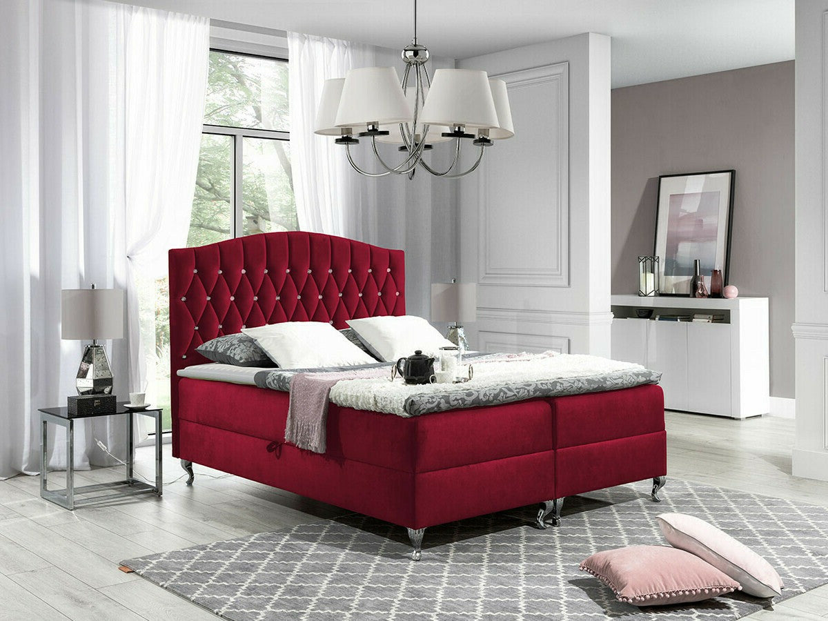 Kontinentális ágy Puerto, Szín: Kronos 02, Alvó felület mérete: 180 x 200 cm