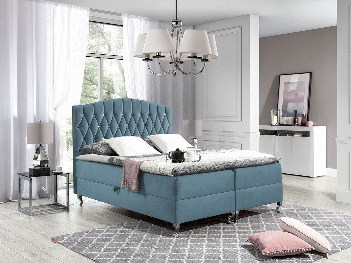 Kontinentális ágy Puerto, Szín: Kronos 31, Alvó felület mérete: 160 x 200 cm