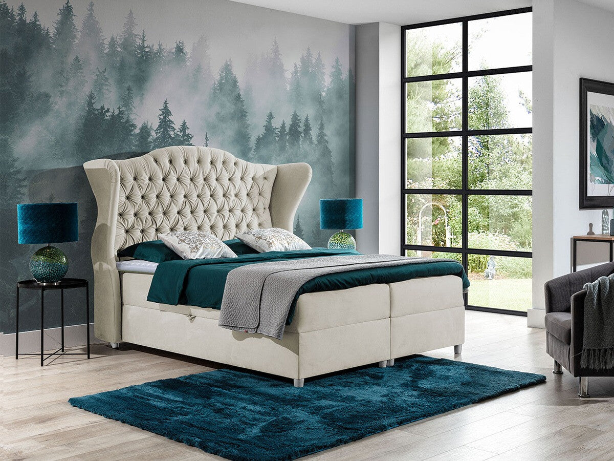 Kontinentális ágy Livia, Szín: Paros 1, Alvó felület mérete: 120 x 200 cm